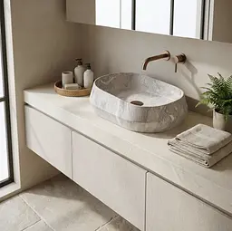 Умивальник Rea Zoe накладний 59x38 см rock matt REA-U0643 - мініатюра 4