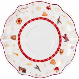 Чайний набір Lefard Christmas Delight, 250 мл, білий з червоним (985-144) - мініатюра 3
