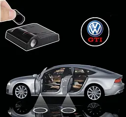 Картридж-вставка логотипу Volkswagen GTI на двері 1 шт. - мініатюра 2