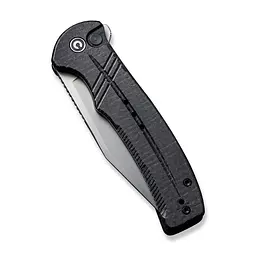 Ніж складаний туристичний Civivi Cogent, (8.8 см) 14C28N/Micarta чорний - мініатюра 6