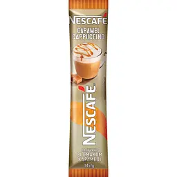Набір: Кавовий напій Nescafe Caramel Cappuccino розчинний стік 14 г x 20 шт. - мініатюра 2