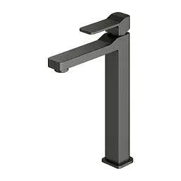 Змішувач для умивальника Omnires Slide високий graphite SL7712GR Графіт