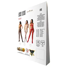 Еротичний бодістокінг Passion BS084 red One size - мініатюра 6