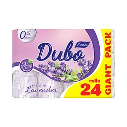 Туалетний папір Диво Premio Toscana Lavender 3 шари 24 рулони (4820003837733)