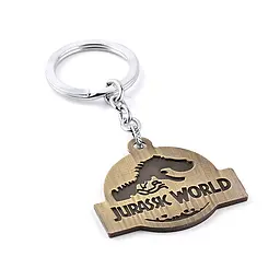 Брелок Парк Юрського Періоду Jurassic Park сірий - мініатюра 2