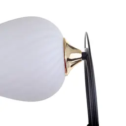 Люстра стельова Brille в спальню E27 60W BK (LK-711S/3) - мініатюра 2