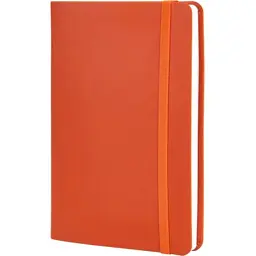Книга записна Optima Vivella А5, 128 аркушів, лінія, помаранчева (O27104-06)