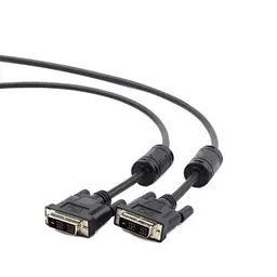 Кабель мультимедійний Cablexpert DVI - DVI 18+1-pin 1.8 м (CC-DVI-BK-6)