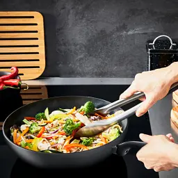 Сковорода WOK Tefal Titanium Force 3X, On 28 см (G3031932) з тришаровим титановим антипригарним покриттям Titanium 3Х - мініатюра 5