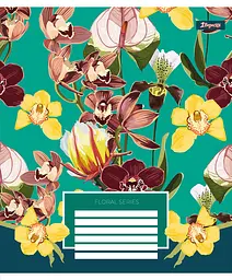 Набір зошитів 1 Вересня Floral series А5 в лінійку 48 аркушів 10 шт. (766450) - мініатюра 3