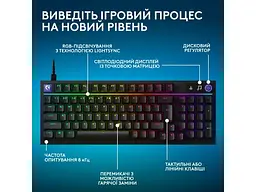 Клавіатура Logitech G316 X 98 RGB Mechanical Tactile Black (920-014205) - мініатюра 4