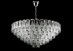 Кришталева люстра Splendid Ray L8532/800/16A (SR) розкішна підвісна люстра з каскадом кришталю в хромовому корпусі - мініатюра 2