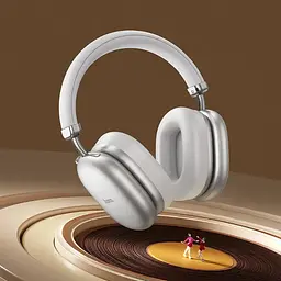 Бездротові накладні навушники HOCO W35 Max Auspicious ANC noise reduction BT headphones Silver (6942007631297) - мініатюра 4