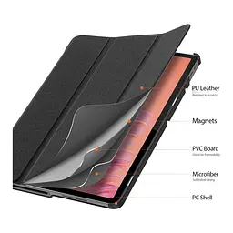 Чохол Dux Ducis Domo обкладинка для планшета Lenovo TAB Plus TB-351 11.5" чорний - мініатюра 4