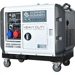 Генератор дизельний Konner&Sohnen KS 9300DE-1/3 ATSR [117116] - мініатюра 3