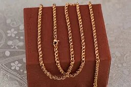 Цепь Xuping Jewelry колос 60 см 3 мм золотистая