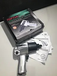 Гайковерт для автосервісу пневматичний 1/2" 814N/m 8000об/хв. Toptul hoz0009527 - мініатюра 3