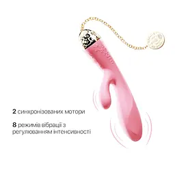 Смартвібратор-кролик Zalo - Rosalie Rouge Pink - мініатюра 6