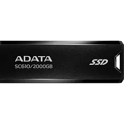 Зовнішній SSD накопичувач ADATA SC610 2TB Black (SC610-2000G-CBK/RD) [168833] - мініатюра 2