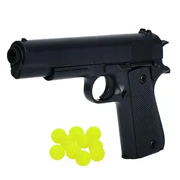 Пістолет W003-1 18,5см, пластикові кулі, у пакеті, 15-23-3см