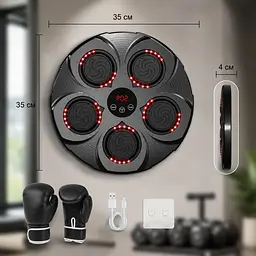 Музичний боксерський тренажер / Настінна боксерська мішень від USB / Боксерський тренажер - мініатюра 3