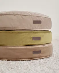 Лежак-подушка ортопедична для собак "Pearl" з ефектом пам'яті Memory Foam трав'яний XS 60см - мініатюра 5