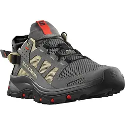 Кросівки Salomon TECHAMPHIBIAN 5 8 Pewter/Moth/Fiery red - мініатюра 4
