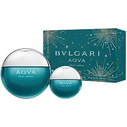Набір Bvlgari Aqva Pour Homme 100 мл туалетна вода 15 мл туалетна вода