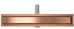 Душовий канал Rea Pure Neo 80 см brushed copper REA-G8022 - мініатюра 9