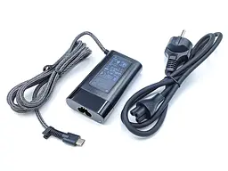 Блок живлення для HP 65W Type-C (USB-C) + USB Ovale (з кабелем)