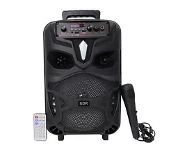 Бездротова Bluetooth колонка NDR-P55 з мікрофоном 8 дюймів - мініатюра 2