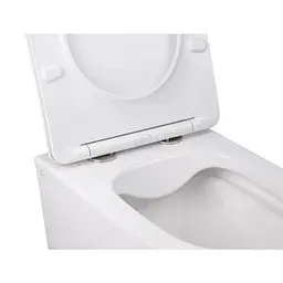 Набір Qtap інсталяція 3 в 1 Nest QT0133M425 з панеллю змиву лінійною QT0111M08V1091MB + унітаз з сидінням Swan QT16335178W, Білий - мініатюра 5