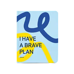 Блокнот для планування "I HAVE A BRAVE PLAN" патріотичний блакитний - мініатюра 1
