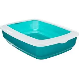 Туалет Trixie Brisko для котів з бортами пластиковий прозорий 31 x 10 x 43 см