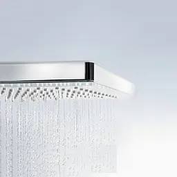 Верхній душ Hansgrohe Rainmaker Select 460 1jet з тримачем до стелі White/Chrome 24002400, Хром - мініатюра 3