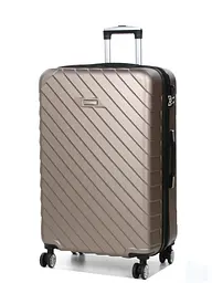 Валіза велика L ABS-пластик Madisson Snowball 03403 78х52х32см 103+17л Шампань