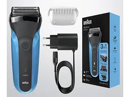 Електробритва Braun Series 3 310BT Wet&Dry black/blue - мініатюра 5