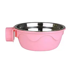 Миска з кріпленням до клітки/вольєру Derby Fixable Pet Bowl, L Рожевий