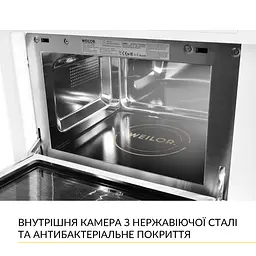 Вбудована мікрохвильова піч WEILOR WBM 2551 GW - мініатюра 8