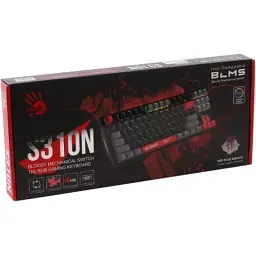Клавіатура A4Tech Bloody S310N USB Energy Red (4711421000598) - мініатюра 6