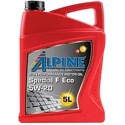 Олива моторна синтетична Alpine 5W-20 Special F-ECO EcoBoost Technologie API SN ILSAC GF-5, 5 л (52678)