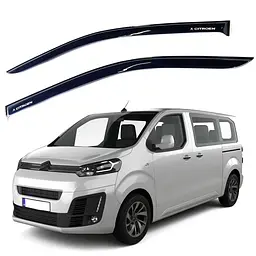 Дефлектори вікон вітровики Citroen Spacetourer 2017- Скотч 3M Voron Glass