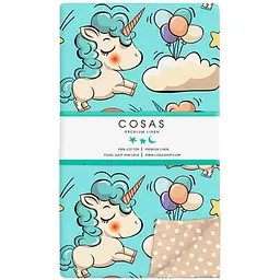 Підковдра дитяча Cosas Mint Unicorn 110х140 см (Единорог_беж_225)