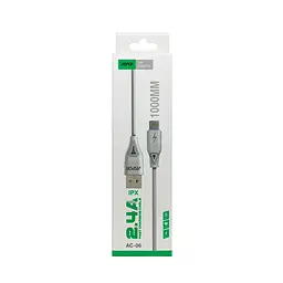 Кабель Aspor AC-06 USB – Lightning 2.4A/1м- білий
