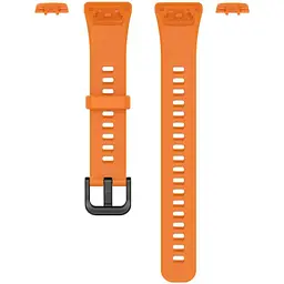 Ремінець DK Silicone Sport Band Classic для Honor Band 6 / 7 (011342) (orange) - мініатюра 2