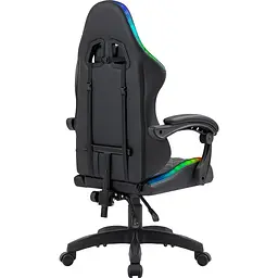 Крісло ігрове Defender Energy, Клас 4, 50 мм, PU, RGB, чорне - мініатюра 5
