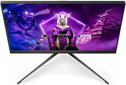 TFT 27" AOC AGON AG274QS, QHD, IPS, 300Гц, 1мс, 2x HDMI, 2x DP, USB-hub, HAS, Pivot, колонки, чорний - мініатюра 7