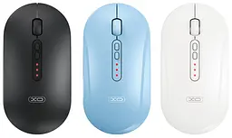 Миша XO M13 Tri-mode bluetooth Wireless Silent чорний (7106512) - мініатюра 2