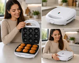 Електрична кексниця RAF R.2510, 1400 Вт, на 8 порцій / Форма для випікання Cake Maker - мініатюра 4