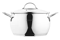 Каструля Ardesto зі скляною кришкою Gemini Liguria 5л нержавіюча сталь kuh0014765 - мініатюра 4